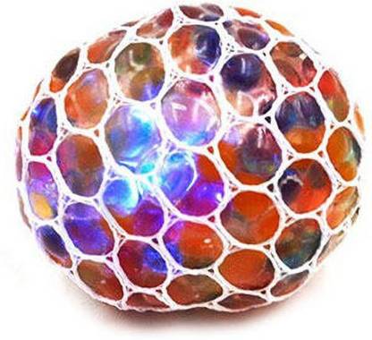 HALLA BOLE Squishy Ball, Rubber Stress Relief Squeezing Soft Rubber Vent Grape Ball  - 7 cm