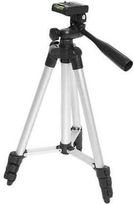 VIDZA Camera Tripod Stand With 3-Way Head Tripod for Digital Camera DV Camcorder, Tripod 3110 with mobile Phone holder mount Tripod FOR TIK TOK Tripod