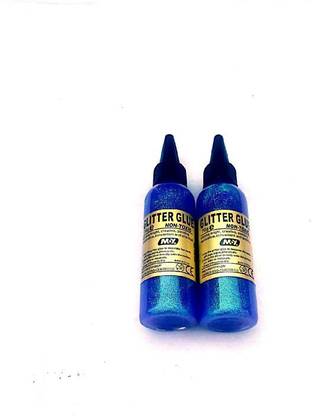CHL ROAR Glitter Glue Dark Blue (Pack of 2) Adhesive