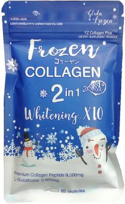 FROZEN Gluta Collagen 2 in 1 Whitening X10 Capsules(60 Capsules)