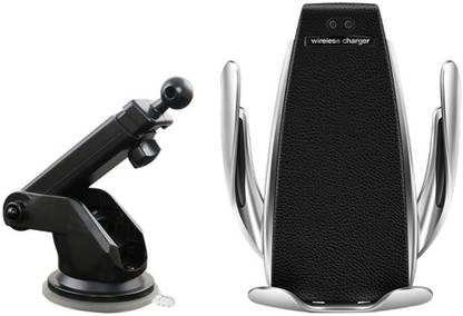 FD1 S_S Smart Sensor Car Wireless Charger with Phone Holder Mount Charging Pad
