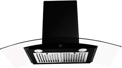 turbompl Elegant Auto Clean Wall Mounted black 1200 CMH Chimney