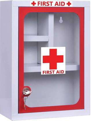IMPULSE Platinum Big Size Emergency First Aid Kit Box/Emergency Medical Box/First Aid Box for Home-School-Office/Wall Mountable-Multi Compartments255 First Aid Kit