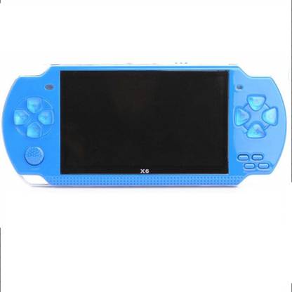 Psp GameKart PSP blue color 4GB Handheld Gaming Console with 3D graphics & sound quality, handheld gaming console. PSP-00120 4 GB with STREET FIGHTER 3, ANGRY BIRDS, SUPER RACE, MARIO