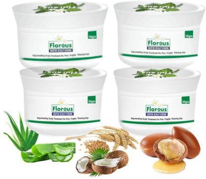 Florous BIOTIN SCALP CREME ( 50 gm X 4 )