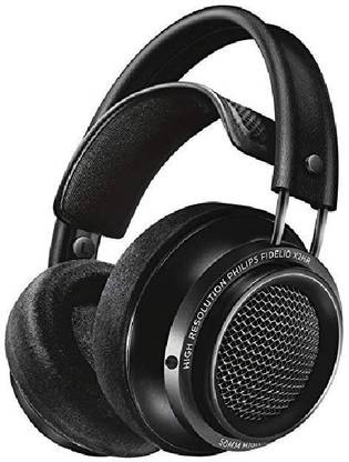 PHILIPS X2Hr Fidelio Over Ear Headphone, Black Bluetooth without Mic