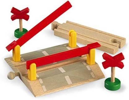 Brio World - 33388 Railway Crossing | 4 Piece Toy Train Accessory For Kids Ages 3 And Up