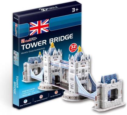 yapışan uydurma günlük  Cubicfun Tower Bridge (UK) 3D Puzzle - Tower Bridge (UK) 3D Puzzle . shop  for Cubicfun products in India. | Flipkart.com