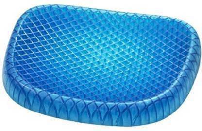 PRATYANG Cushion Seat Flex Cushion Pad for Car, Office Chair, Wheelchair Ultimate Gel Back / Lumbar Support