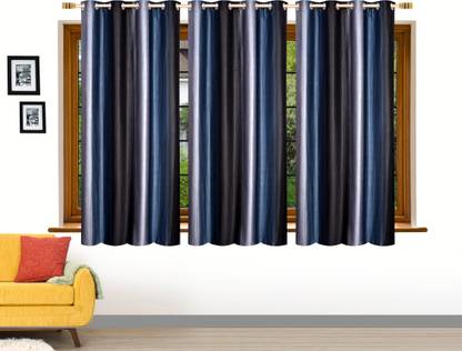 Flipkart SmartBuy 152 cm (5 ft) Polyester Window Curtain (Pack Of 3)
