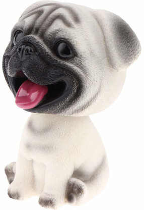 Wackelnder Holzmann Fürs Auto - Lustige Bobblehead Figur Mit Magnetischen Gesichtern Zum Wechseln