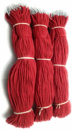 Offimart Red File Tags/File Laces (Thick,24 Inch,100 Pcs)