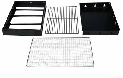 AKHAND ANAND ENTERPRISE MiniPortableCampingRoundCharcoalBBQBarbequeGrillStandStove Charcoal Grill