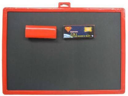 moreyaji 2 in 1 White board and Blackboard Chalkboard for Kids White, Black board