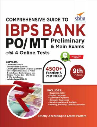 Comprehensive Guide to Ibps Bank Po/ Mt Preliminary & Main Exams with 4 Online Cbts