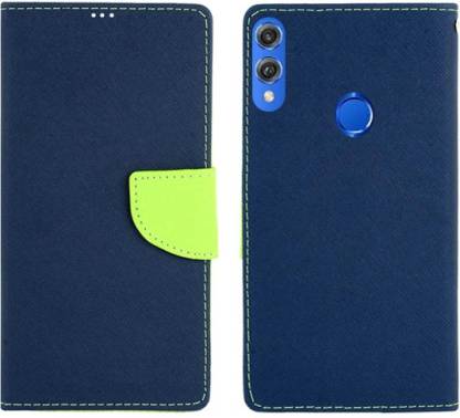 MYSHANZ Flip Cover for Honor 8X, Honor 8X flip cover, Honor 8X Desginer Flip cover, Honor 8X mobile flip cover (Green)