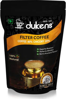Dukens 200gm Filter Coffee with (80% Coffee and 20% Chicory) Roast & Ground Coffee