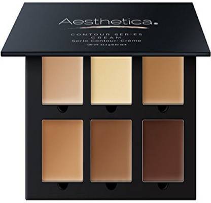 Aesthetica Cosmetics Cream Contour and Highlighting Makeup Kit - Contouring Foundation Concealer Palette Concealer