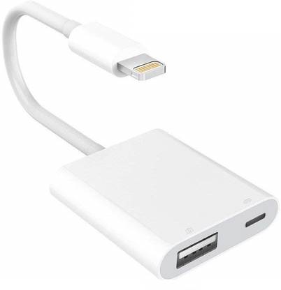 microware Lightning Cable 2 A 0.01 m Lightning to USB 3 Camera Adapter