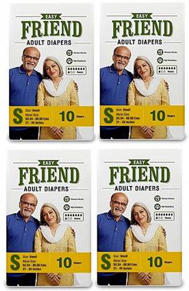 Friend Adults Diaper For Men and Women - Small (Size- 21- 35 inches) Adult Diapers - S