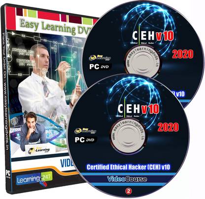 Easy Learning CEH v10 2019 Certified Ethical Hacker v10 Complete VideoTraining Course on 2 DVDs (Free Shipping)