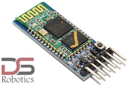 DS Robotics HC-05 Wireless Bluetooth RF Transceiver Master Slave Integrated Bluetooth Module 6 Pin Wireless Serial Port Communication BT Module for Arduino Educational Electronic Hobby Kit