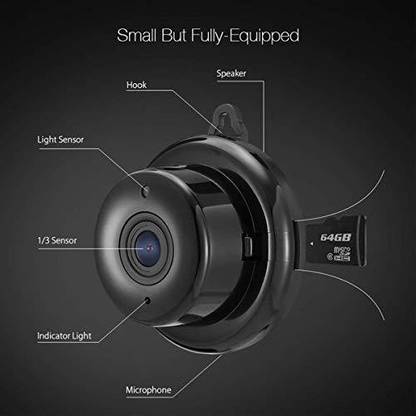 MiniSPY 080p Full HD CCTV Wi-FI Camera for Home,C2 Security Camera Security Camera