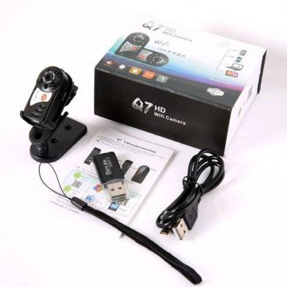 Naturalcreations Q7 HD Wifi Wireless IP Camera Night Vision P2p Mini DV Wireless IP Camera Surveillance Security Camera