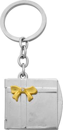 Gehna by RTS Silver Diary Shaped Photo Frame Keychain (1359) Key Chain