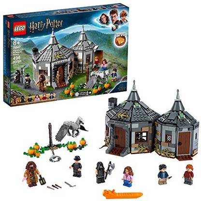 LEGO Harry Potter Hagrid's Hut Buckbeak's Rescue 75947 Toy Hut Building Set From The Prisoner Of Azkaban Features Buckbeak