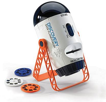 Discovery Kids Planetarium Projector For Children With Rotating Stars Night Sky Mode And Stationary Slides Mode With Planet, Constellation, Solar System, Nebula, Spaceship, And Star Slides