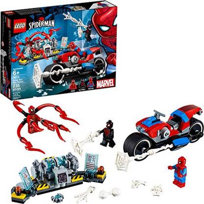 LEGO Marvel Spider-Man Spider-Man Bike Rescue 76113 Building Kit (235 Pieces)