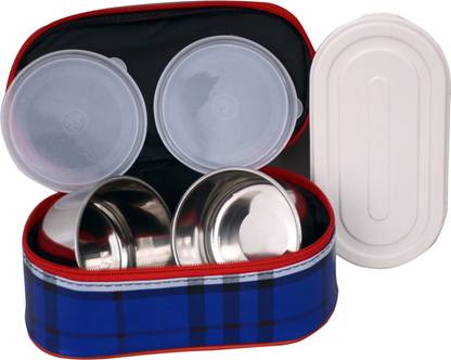 Rudra STUDENT LUNCH BOX 3 Containers Lunch Box