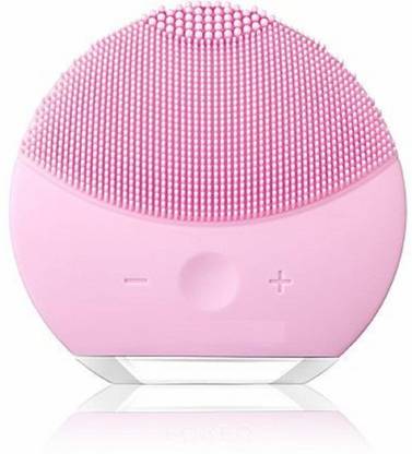 R A Products Face Washer Massager Facial Cleansing Brush, Sonic Silicone Scrubber, Face Vibrating Massager, IPX7 Waterproof, Rechargeable, Deep Cleaning for All Skins- multicolour Massager