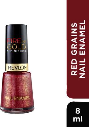 Revlon Nail Enamel (Red and Gold Coloection) 8ml Red Grains