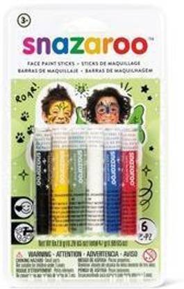 Snazaroo Face Paint Sticks - Rainbow (Unisex) - Set of 6