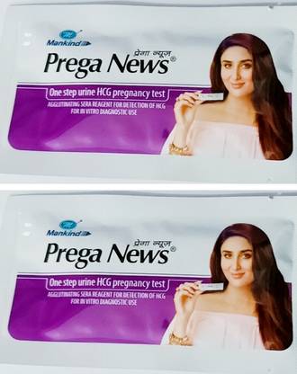 PREGANEWS Mankind Prega news combo of 2 Pregnancy Test Kit (2 Tests) Pregnancy Test Kit