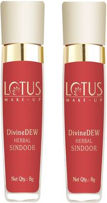 LOTUS MAKE - UP Divinedew Herbal Sindoor (Pack of 2) Sindoor