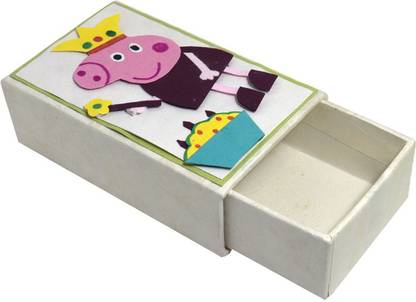 Surprise Someone Peppa Pig theme Gift Box for Return Favors with Handmade 3D creative Storage Box