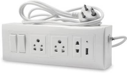 KOLORS ADD ON POWER EXTENSION BOX WITH SINGLE USB 3  Socket Extension Boards
