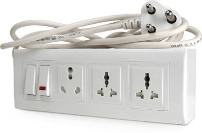 KOLORS ADD ON POWER EXTENSION BOX WITH MULTIPURPOSE SOCKET 3  Socket Extension Boards