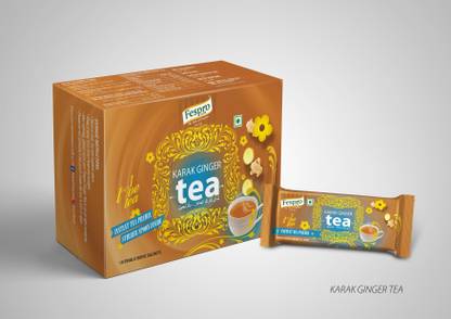 FESPRO Instant Karak Ginger Tea Box (14 g x 10) Ginger Instant Tea Box