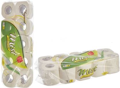 Mist White Toilet Tissue 2 - 20 Rolls Toilet Paper Roll