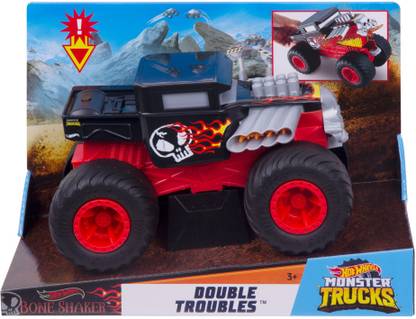 HOT WHEELS MONSTER TRUCKS 1:24 SCALE DOUBLE TROUBLES