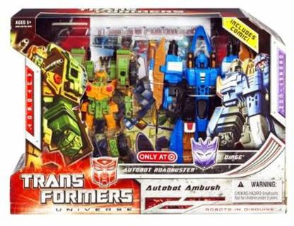 TRANSFORMERS Autobot Roadbuster with Voyager Class