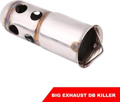 DESIKARTZ 51 mm Motorcycle Universal Racing Big Exhaust DB Killer Silencer Muffler KTM, Suzuki, Yamaha, Hero, Bajaj NA Slip-on Exhaust System
