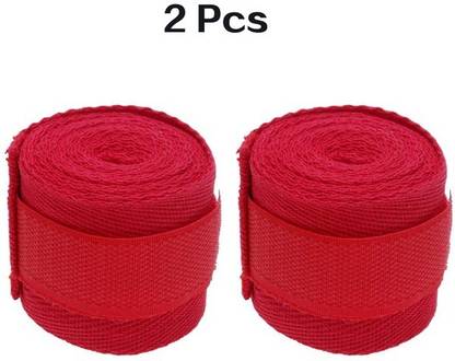 DreamPalace India (1 pair) Stretchable cotton Boxing Hand Wraps Red Boxing Hand Wrap