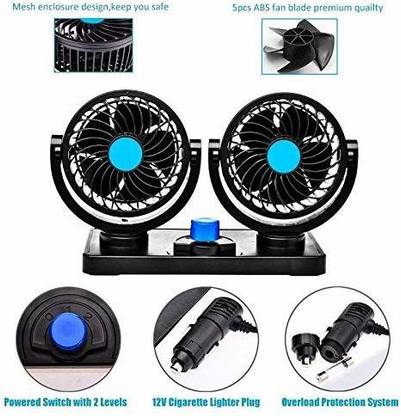 Wener Redi-Go Car Fan 360 Degree Rotatable Dashboard Car Interior Fan