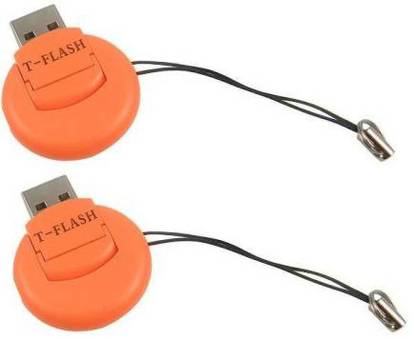 FUZION MICRO SD PORTABLE FOLDING TF Card Reader (Multicolor) Card Reader