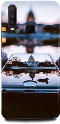 MP ARIES MOBILE COVER Back Cover for Vivo Y15/1901 I PHONE, I PHONE LOGO PRINTED